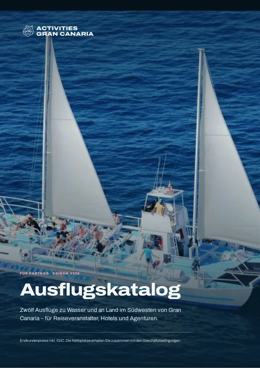 Titelseite des Ausflugskatalogs 2026