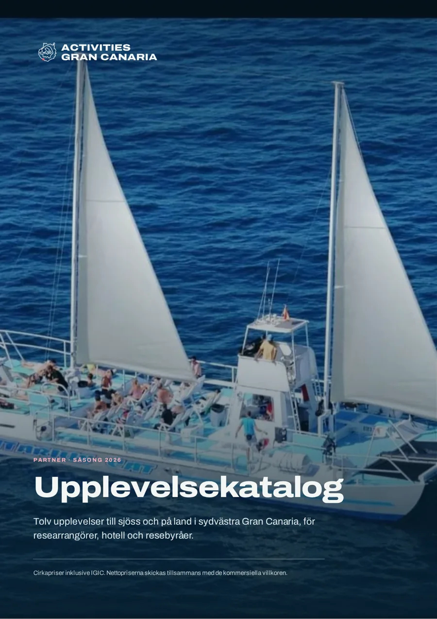 Omslaget till upplevelsekatalogen 2026