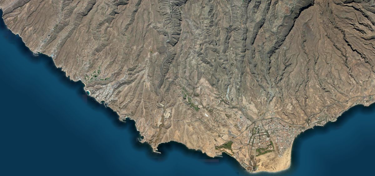 Posizione di Puerto de Mogán sulla costa sud