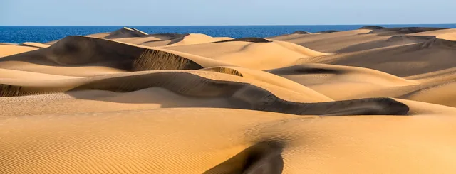 Dünen von Maspalomas am Meer